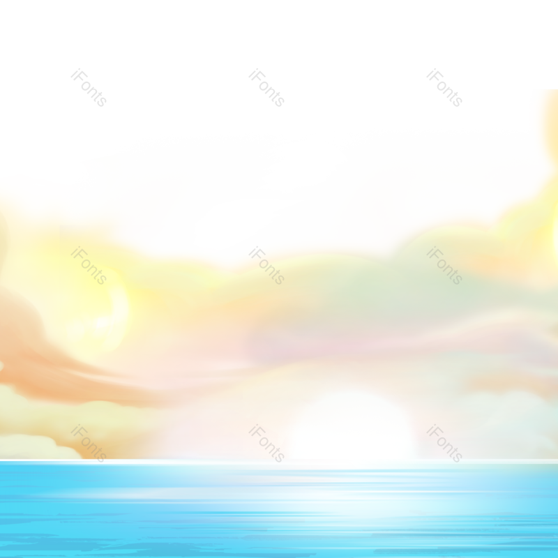 海洋图片,海洋装饰元素,风景素材PNG,风景插画免抠素材